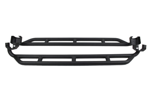 Fishbone Offroad 07-18 Jeep JK 4 Door Wrangler JK Steel Rock Sliders - Blk Textured Powdercoat - FB23009