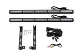Diode Dynamics 14-19 Toyota 4Runner SS30 Dual Stealth Lightbar Kit - Amber Combo - DD6765