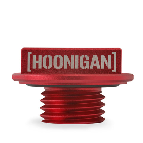 Mishimoto 87-01 Ford Mustang Hoonigan Oil Filler Cap - Red - MMOFC-MUS1-HOONRD