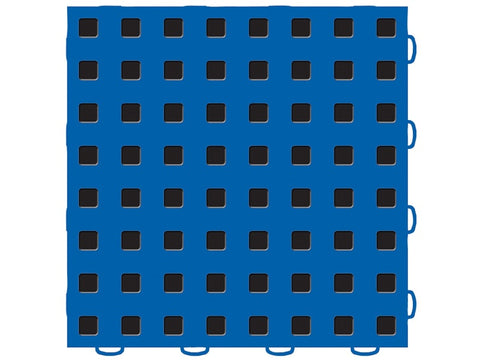WeatherTech TechFloor - 12in X 12in Tiles - Blue/Black **Order in Qtys of 10 - 51T1212 BL-BK