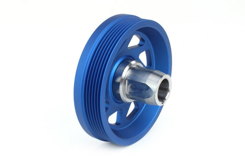 PERRIN 19-21 Subaru WRX / 16-18 Forester / 15-19 Legacy Lightweight Crank Pulley - Blue - PSP-ENG-104BL