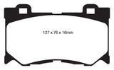EBC 08-15 Infiniti G37 3.7 Greenstuff Front Brake Pads - DP21823