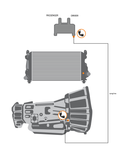 Fleece Performance 01-05 GM 2500/3500 Duramax Replacement Transmission Line (LB7/LLY) - Short Line - FPE-TL-LB7-LLY-SHORT-SER