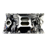 Edelbrock RPM Air-Gap Manifold for Small-Block Chevy Vortec - Chrome Plasma - 7516-CP
