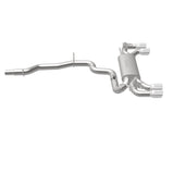 MagnaFlow Sys C/B 2015-2017 Volkswagen Golf R 3in Polished SS Quad Tip Split Rear Exit - 19165