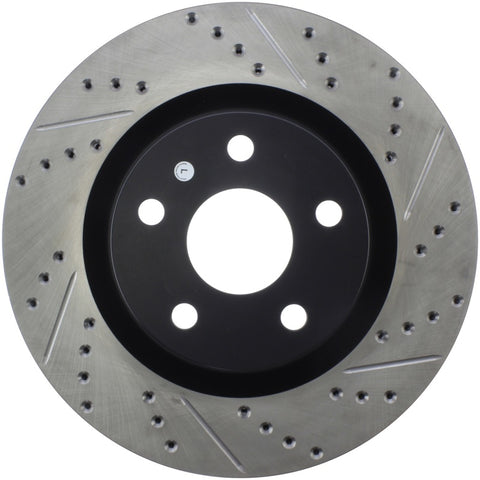 StopTech 08-09 Pontiac G8 Slotted & Drilled Front Left Rotor - 127.62114L