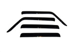 AVS 06-10 Jeep Commander Ventvisor Outside Mount Window Deflectors 4pc - Smoke - 94117