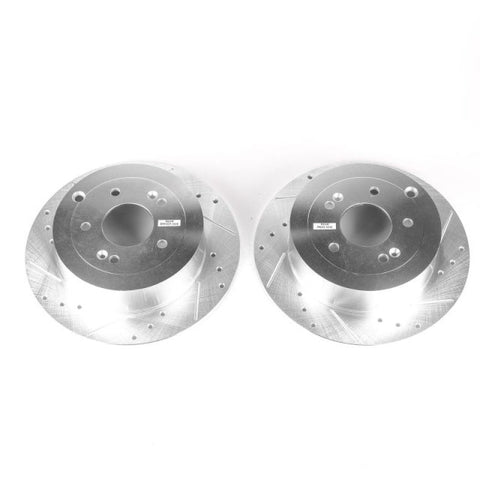 Power Stop 07-09 Hyundai Santa Fe Rear Evolution Drilled & Slotted Rotors - Pair - JBR1339XPR