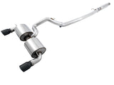 AWE Tuning Ford Focus RS Touring Edition Cat-Back Exhaust - Resonated - Diamond Black Tips - 3020-33042