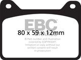 EBC Brakes Yellowstuff Performance Brake Pads - DP4057R