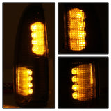 xTune Ford Superduty F250-F650 03-07 Amber LED Mirror Signal Lens - Smoke ACC-LED-FDSD99-MR-SM - 9924729