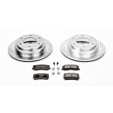 Power Stop 01-06 Mitsubishi Montero Rear Z23 Evolution Sport Brake Kit - K3119