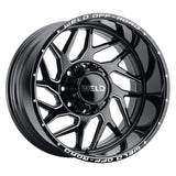 Weld Off-Road W117 20X9 Fulcrum 5X127 5X139.7 ET20 BS5.75 Gloss Black MIL 87.1 - W11709057575
