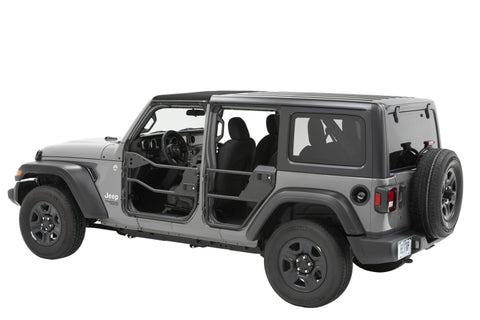 Bestop 20-26 Jeep Gladiator / 18-26 Wrangler JL Element Doors (Front Matte Black) - 51740-01