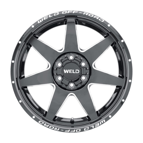 Weld Off-Road W109 20X10 Retaliate 5X139.7 5X150 ET-18 BS4.75 Gloss Black MIL 110.2 - W10900070475