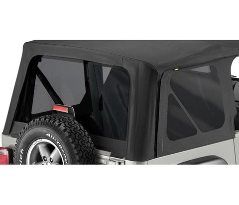 Bestop 97-02 Jeep Wrangler TJ Window Set (Black Diamond) - 58121-35
