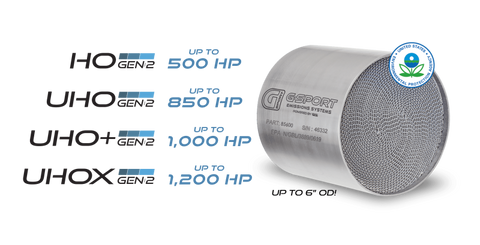 GESI G-Sport 400 CPSI GEN2 EPA Compliant 5in x 4in Substrate Only Up to 1,000HP - 85500