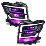 Oracle 21-22 Nissan Titan Demon Eye RGB Headlight Upgrade Kit - ColorSHIFT w/o Controller - 1464-334