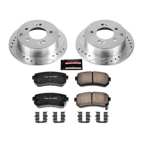 Power Stop 10-13 Kia Forte Rear Z23 Evolution Sport Brake Kit - K5915