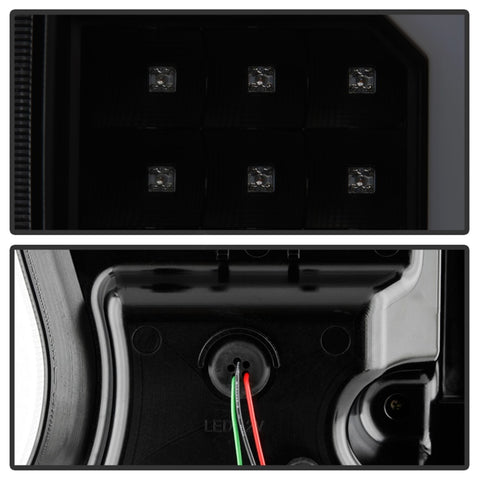 Spyder 04-09 Dodge Durango LED Tail Lights - Black Smoke ALT-YD-DDU04-LED-BSM - 5086549