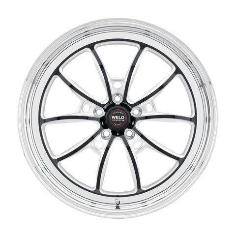 Weld S80 17x11 / 5x115 BP / 6.2in BS Black Wheel (High Pad) - Non-Beadlock - 80HB7110W62A