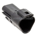 NAMZ Deutsch DT Series 3-Wire Receptacle & Wedgelock - Black (HD 72103-94BK) - DR-3B