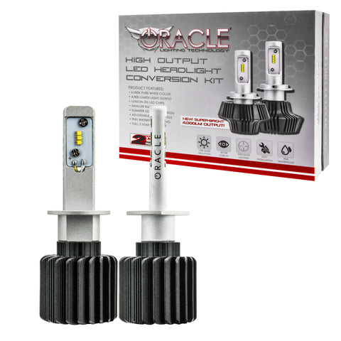 Oracle H1 4000 Lumen LED Headlight Bulbs (Pair) - 6000K - 5243-001
