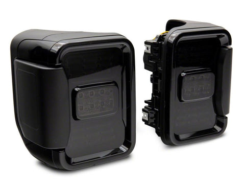 Raxiom 20-23 Jeep Gladiator JT w/ Factory Halogen LED Tail Lights- Blk Housing (Smoked Lens) - JG10490