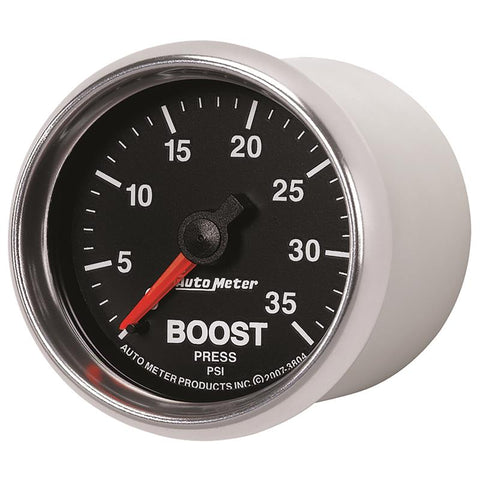 AutoMeter GS 2 1/16 inch 35PSI Mechanical Boost Gauge - 3804