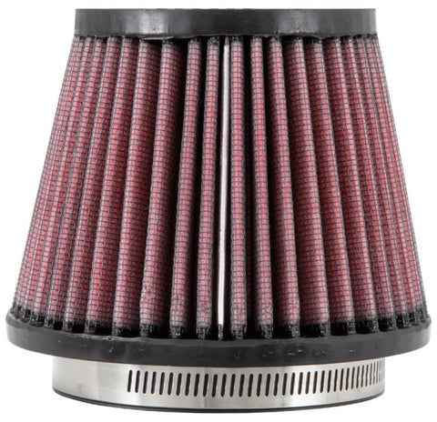 K&N Filter Universal Rubber Filter 3 1/2 inch Flange 5 inch Base 3 1/2 inch Top 4 inch Height - RU-2990