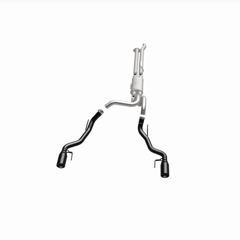 MagnaFlow SYS Cat-Back 2017 Ford F-150 Raptor 3.5L Dual Black Coated 3in Tips - 19350