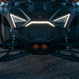 Rigid Industries 2017+ Polaris Pro R/Turbo R Revolve Amber PRO Grille Light Kit - 41651