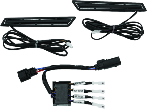 Kuryakyn LED Saddlebag Hinge Accents Black - 5477