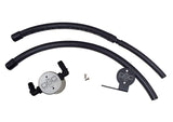 J&L 07-21 Toyota Tundra 5.7L Driver Side Oil Separator 3.0 - Clear Anodized - 3105D-C