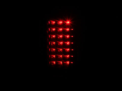 ANZO 2006-2008 Dodge Ram 1500 LED Taillights Black - 311123