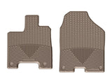 WeatherTech 2017+ Honda Ridgeline Front Rubber Mats - Tan - W415TN