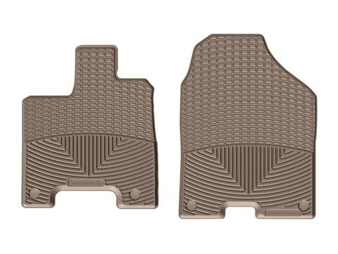 WeatherTech 2017+ Honda Ridgeline Front Rubber Mats - Tan - W415TN