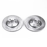 Power Stop 00-06 Audi TT Quattro Rear Evolution Drilled & Slotted Rotors - Pair - EBR647XPR