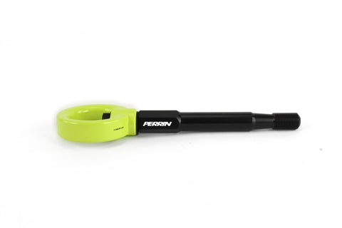 PERRIN 15-21 Subaru WRX/STI / 24-26 Crosstrek / 25-26 Forester Tow Hook Kit (Rear) - Neon Yellow - PSP-BDY-252NY