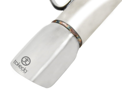 aFe Takeda Exhaust Cat-Back 304 Stainless Steel 11-14 Nissan Juke L4 1.6L (t) Polished Tip - 49-36109-P