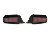 Raxiom 15-23 Ford Mustang Profile LED Tail Lights Gloss Blk Housing- Red Lens - 402182
