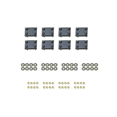 Westin 04-12 Chevy/GMC/Isuzu Colorado/Canyon Crew Cab Premier Oval Nerf Step Bar Mount Kit - Black - 22-1395