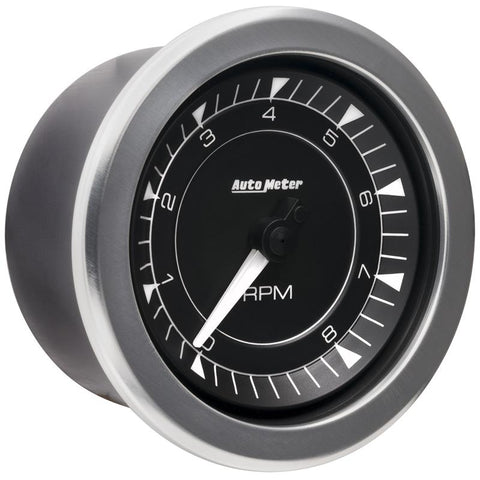 Autometer Chrono 3-3/8in 10k RPM In Dash Tachometer Gauge - 8197
