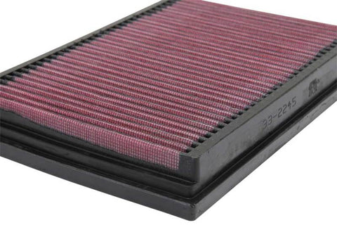 K&N Replacement Air Filter - Panel 00-07 Peugeot 307 - 33-2245