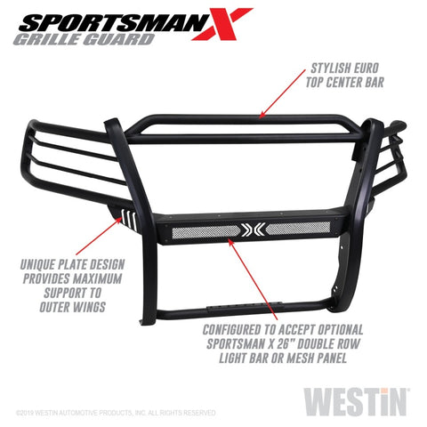 Westin 15-20 Chevrolet Colorado Sportsman X Grille Guard - Textured Black - 40-33845