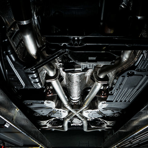 Stainless Works 18-19 Dodge Durango 6.4L Redline Catback Exhaust w/ Polished Tips - DUR18CBR