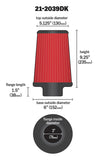 AEM 3 inch x 9 inch DryFlow Air Filter - 21-2039DK