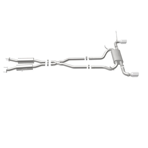 MagnaFlow Cat-Back SS 2.5in Dual Split Rear 4in Black Tip 11-16 Jeep Grand Cherokee 5.7L V8/3.6L V6 - 19216