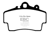EBC 97-99 Porsche Boxster Bluestuff Front Brake Pads - DP51207NDX
