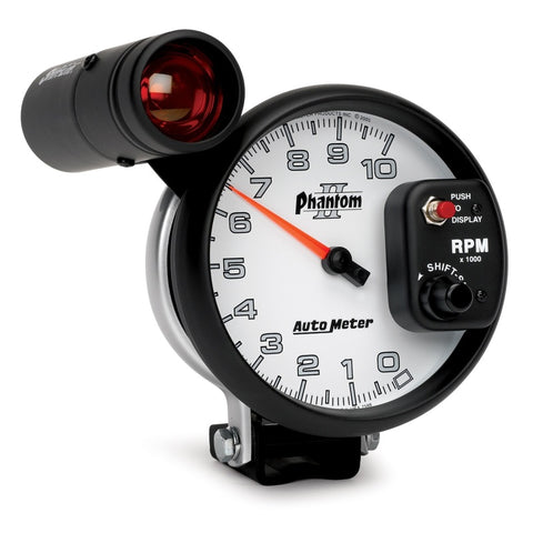 Autometer 5 inch Pedestal Mount 10000 RPM Shift-Lite Tachometer - 7599